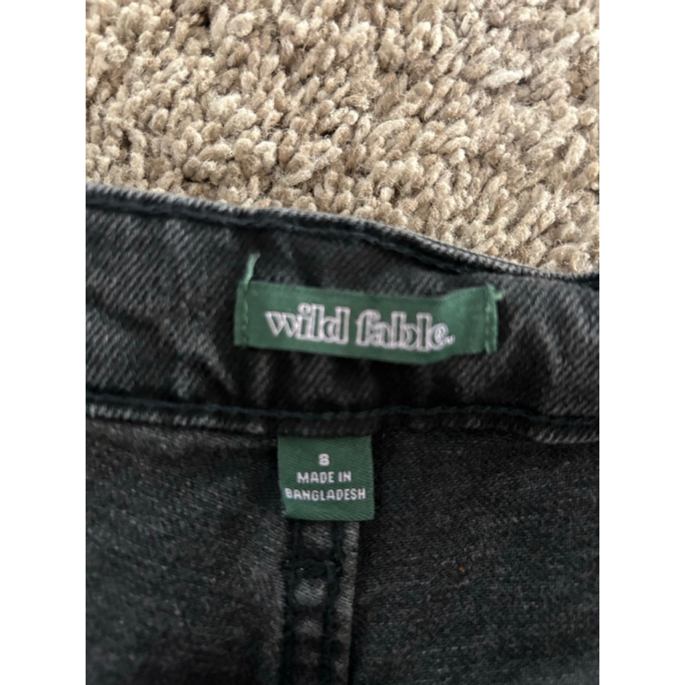 Women's Wild Fable Black Mid-Rise 90s Relaxed Straight Jeans Size 8
008 - Picture 5 of 8